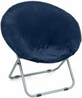 Velvet Stretch Saucer Chair Cover, Round Moon Chair Cover by AHUAWA