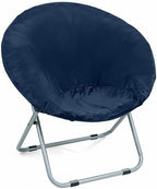 Velvet Stretch Saucer Chair Cover, Round Moon Chair Cover by AHUAWA