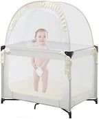 L RUNNZER Pack N Play Tent, Baby Crib Tent to Keep Baby from Climbing Out by L+RUNNZER