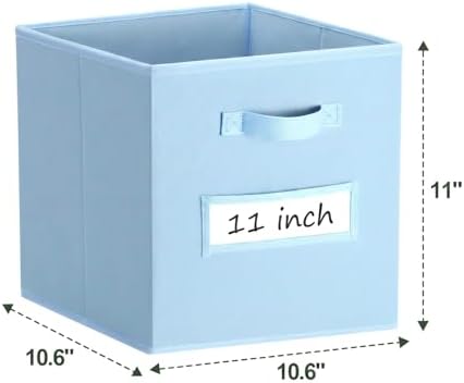 Storage Bins, Pastel Blue - Image 3
