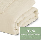 SWEET DOLPHIN Muslin Baby Bath Towels Blanket - Image 4