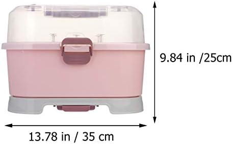 Toyvian Baby Bottle Storage Box Portable Milk Bottle Case - Image 2