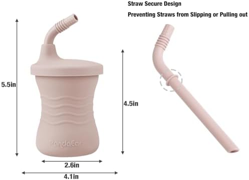 PandaEar Silicone Baby Feeding Set | 9PCS Baby Led Weaning Supplies Self - Image 6
