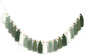 Green Boho Yarn Tassel Garland Sage Green Garland Wall Hanging Decor Forest by WelcometoTasuwat