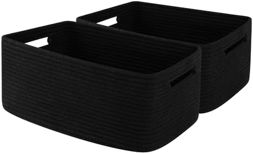 OIAHOMY Storage Basket for Shelves, Closet Cube Storage Bins Baskets for by MasterofSpaceOptimization