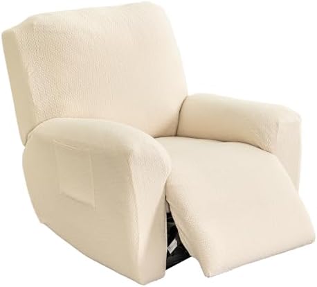 NILUOH Stretch Recliner Covers 4 Piece, Non-Slip Lazy Boy Chair Covers by NILUOH