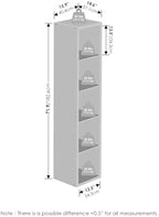 Furinno Cubic Extra Thick 5-Cube Closet Organizers and Storage - Image 2