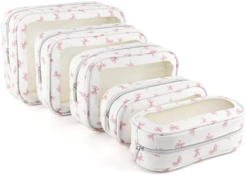 YOPCDJ 5PCS Diaper Bag Organizer Pouch Set, TSA Approved Toiletry Bag, Purse by YOPCDJ