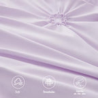 Princess Crib Bedding Set for Girls, 3 Piece Pintuck Baby Crib Bedding Set - Image 7