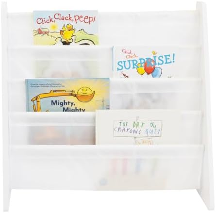 Humble Crew Kids Bookshelf, Montessori Front Facing Toddler Bookcase 4 Tier by HumbleCrew