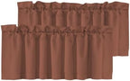 H.VERSAILTEX 2 Panels Blackout Valances by HVERSAILTEX