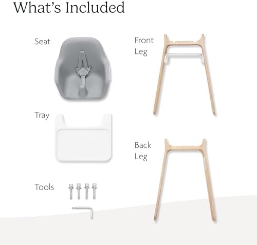 UPPAbaby Ciro High Chair/Sleek, Easy-to-Clean Design/Perfect-Fit Tray to Bring - Image 2