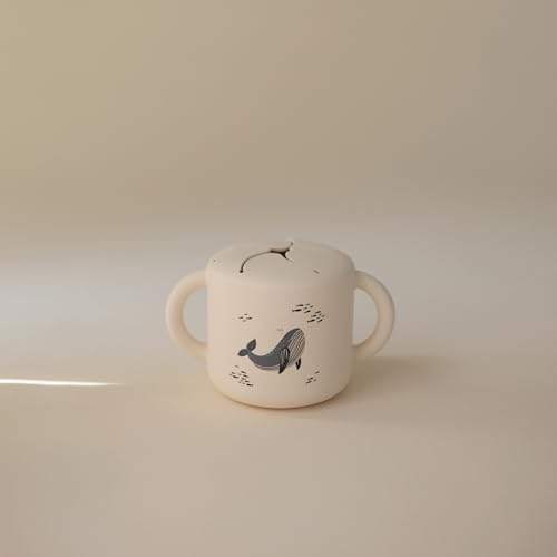 mushie Silicone Snack Cup | Spill Proof Food Container - Image 2