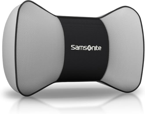 SAMSONITE Car Neck Pillow – Memory Foam Car Seat Headrest Cushion, Ergonomic by Unknown