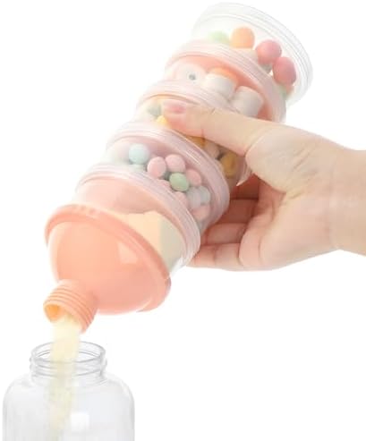 Accmor Formula Dispenser On The Go, 5 Compartments Stackable Formula Container - Image 5