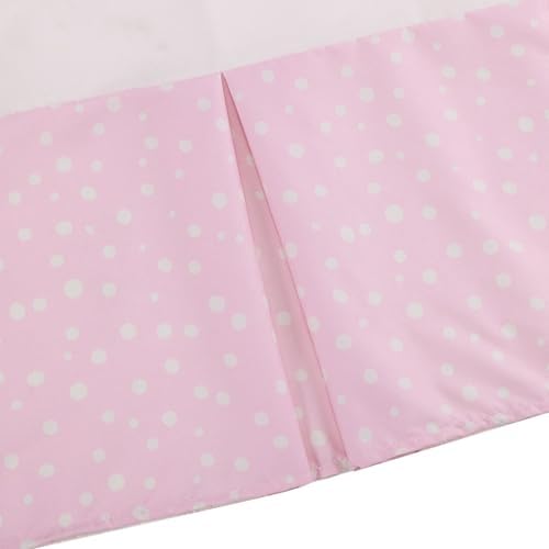 Animals 3pcs Baby Crib Bedding Set Pink Nursery Bedding Set - Image 7