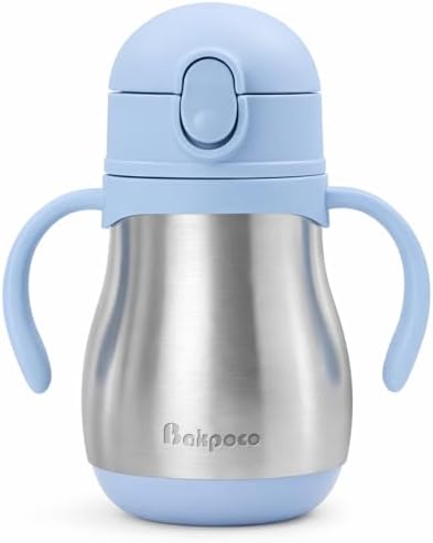 Bakpoco Stainless Steel Straw Sippy Cup by Bakpoco