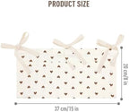 Cinaci 2pcs Cotton Pram Stroller Caddy Baby Crib Hanging Organizers Storage - Image 2