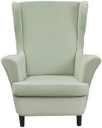 CRFATOP Wingback Chair Covers Wing Armchair Slipcovers by CRFATOP