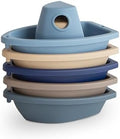 mushie Stackable Bath Boats Floating Toy | Made in Denmark by mushie