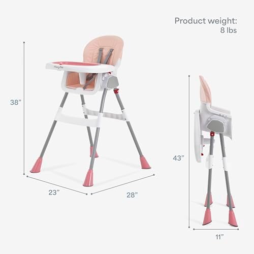 Dream On Me TableTalk 2-in-1 Convertible High Chair, 5-Point Harness - Image 3