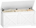 Hzuaneri 43" Modern Farmhouse Storage Chest and Bench | 55 Gal | 330lb Seat by Hzuaneri
