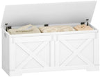 Hzuaneri 43" Modern Farmhouse Storage Chest and Bench | 55 Gal | 330lb Seat by Hzuaneri