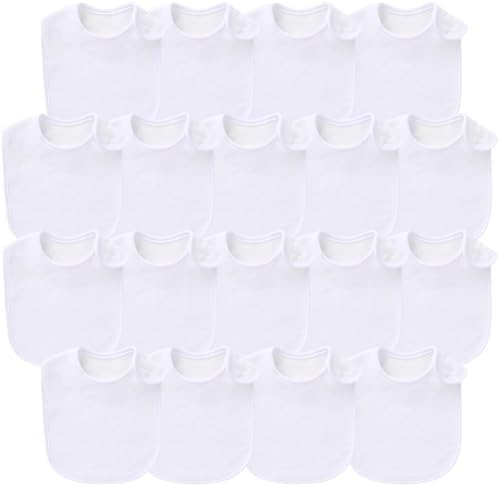 Baby Bibs Soft and Absorbent Cotton Bandana Bibs Set by Benoxine