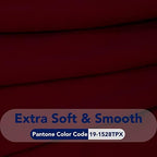 PureFit Stretch Oversized Couch Covers Fleece Sofa Slipcovers Wine - Image 5
