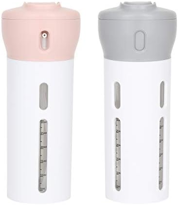 Travigo 4-in-1 Travel Dispenser Bottle Set, TSA Approved, Leak Proof, Reusable by Travigo
