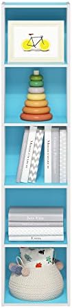 Furinno PASIR Book Shelf, 5-Tier Modern Bookshelf, Open Shelves Bookcase 9 x 12 - Image 6