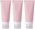 3PCS Empty Refillable Pink Soft Silicon Squeeze Tube Portable Travel Bottle by Unknown