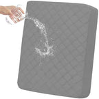 Easy-Going Waterproof Cushion Covers Set, Quilted Stretch 1-Piece Sofa Seat by Easy-Going