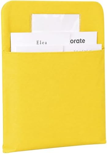 Yellow Chair Pockets for Classroom 18 x 14 Inch Back Organizer Seat Pockets for by Unknown