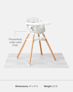 Lalo Splat Mat, Double-Sided Wipeable Baby High Chair Mat - Image 3