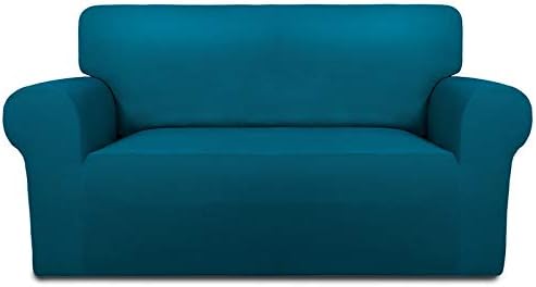 PureFit Stretch Loveseat Covers Fleece Couch Covers by PureFit