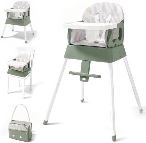 4 in 1 Portable Baby Highchair Convertible High Chair by BOSEDSANG