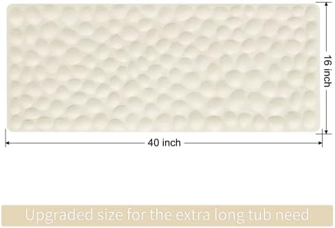Non-Slip Bathtub Mat OTHWAY Soft Rubber Bathroom Bathmat - Image 5