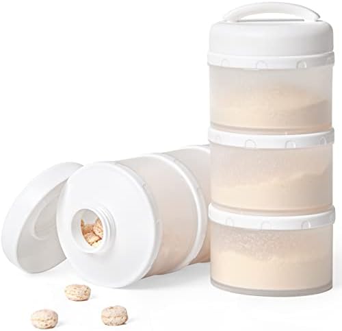 Termichy Stackable Formula Dispenser Portable: Milk Powder Container to go by Termichy