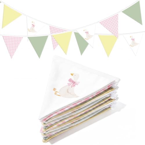 Hahafelt Goose Fabric Banner 1st Birthday Decor by Hahafelt