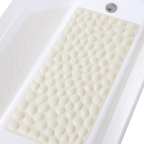 Non-Slip Bathtub Mat OTHWAY Soft Rubber Bathroom Bathmat by OTHWAY