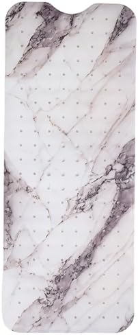 ENKOSI Non-Slip Bath Mat and Shower Mat 40x16 Extra Long, Marble Gray by ENKOSI