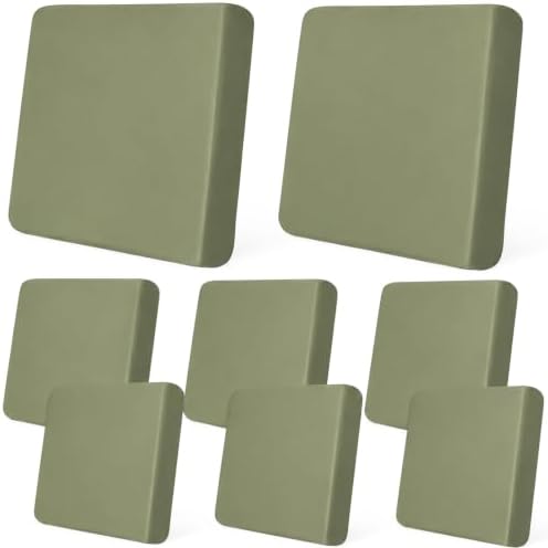 8Pcs Patio Cushion Covers Stretch Outdoor Furniture Protector Slipcovers by pickyNproud