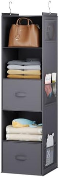 YOUDENOVA Hanging Closet Organizer, Hanging Shelves by YOUDENOVA