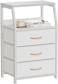 Furnulem White Night Stand by Furnulem
