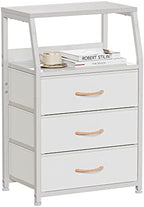 Furnulem White Night Stand by Furnulem