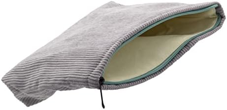 PAZIMIIK Makeup Bag Large Zipper Corduroy Make Up Pouch - Image 3