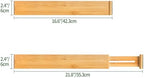VaeFae 60-Pack Adjustable Bamboo Drawer Dividers, Expandable Drawer Organizer - Image 4