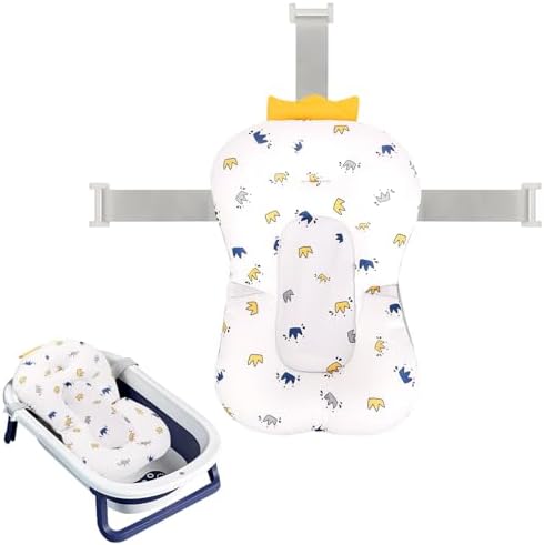 Colorlife Baby Bath Seat Support Net Infant Bathing Seat Support Mat, by WELCOME