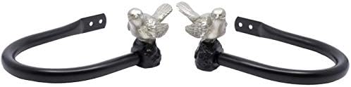 Set of 2 Decorative Bird Window Curtain Holdbacks - Image 2